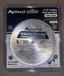 Avanti Linens Osb/plywood Circular Saw Blade 100-TOOTH 5-1/2" A05100X. Fixed Price $15.99.