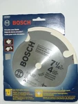 7 1/4 In. Circular Saw Blade ..diamond Impregnated Carbide Teeth.. By Bosch. Fixed Price $37.99.