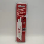 Milwaukee 49-00-5461 M12 Hackzall Reciprocating Saw Plaster Blade, 5-PACK. Fixed Price $8.95.
