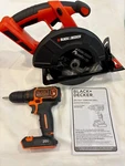 Black+decker Cordless Drill/driver Circular Saw Bundle Tool Only New Open Box. Fixed Price $59.99.
