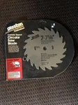 Disston 7-71/4 Inch Tooth Carbide Tipped Blade Circular Saw Model C12714 Nip. Fixed Price $9.00.