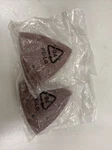 2X Craftsman Triangular Sanding Sheets Set For Multi-tool. Fixed Price $11.99.
