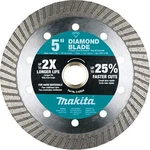 Makita E-02624 Turbo Rim Hard Material Diamond Blade, 5". Fixed Price $23.48.