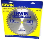 Irwin Classic 10" 40T Carbide Circular Saw Blade 15270 New. Fixed Price $14.99.