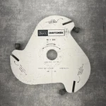 Sears Craftsman 9-3214 Table Saw Molding Blade Only W/ Hex Wrench. Fixed Price $15.19.