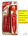 Genuine Diablo Bi-metal Reciprocating Saw Blade Set 10 Pcs Case Switzerland Made. Fixed Price $49.99.
