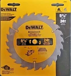 Dewalt DW9054 5-3/8" 24T Smooth Woodcutting Saw Blade. Fixed Price $9.99.