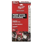 Milwaukee 48-39-0619 35-38" 12/14 Tpi Extreme Thin Metal Bandsaw Blades 3PK. Fixed Price $28.00.