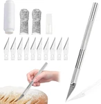 Premium Bread Lame Scoring Tool KIT,11 Blades,stainless Steel Handle,safety Cove. Fixed Price $6.83.