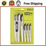 (15-PIECE) Ryobi Reciprocating Saw Blade Set, Universal, Metal Hcs. Fixed Price $26.99.