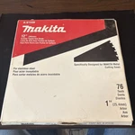 Makita A-91039 12" Saw Blade Stainles Steel 76 Teeth Carbide-tipped. Fixed Price $199.99.