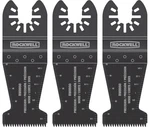 Rockwell 3-PACK High Carbon Steel Oscillating Tool Blade. Fixed Price $26.99.