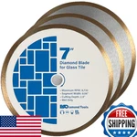 Ediamondtools 7 Saw Blades For Glass Mosaic 5/8 Arbor 3-PACK. Fixed Price $151.98.