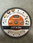 New (open Box) Rigid Diamond Edge Tile Blade HD-CM70P. Fixed Price $18.00.