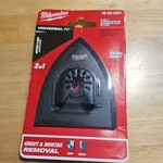 Milwaukee 49-25-2261 Universal Fit In Combo Carbide Grit Blade. Fixed Price $12.99.
