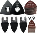 Xxgo Oscillating Multi Tool Sanding Kit - 105 Pcs Including Triangle & Finger.... Fixed Price $25.56.