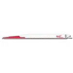 Milwaukee 48-00-5037 12" X 6TPI Bi-metal Super Sawzall Blade 5-PACK. Fixed Price $25.82.