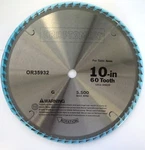Craftsman OR35932 10 Inch X 60 Tooth Fine Cut Table Saw Blade. Fixed Price $18.00.