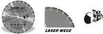 (1)- 14" Laser Diamond Blade For Concrete/asphalt/granite, Keen Abrasives #63344. Fixed Price $217.49.