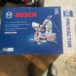 Bosch GCM18V-10SDN Profactor Inch Dual-bevel Slide Miter Saw Bare Tool. Fixed Price $269.99.