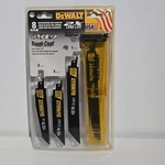 Dewalt Tough Coat 2X Reciprocating Saw BLADES-8 & CASE-DWA4101-COMBO Ship. Fixed Price $26.50.