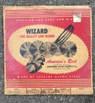 Vintage Wizard Western Auto Circular Saw Blade 8" 2H1022 Novelty Alloy Steel. Fixed Price $24.99.