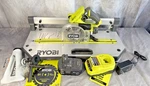 Ryobi 18V Cordless 5-1/2 In. Flooring Saw Kit With Blade, 4.0 Battery & Charger. Fixed Price $150.00.