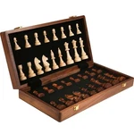 15'' Walnut Chess Set With Storage Board For Adults & Children, 2 Players. Fixed Price $41.87.