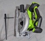 Greenworks CRG404 24V Brushless 6.5" Cordless Circular Saw New Tool Only. Fixed Price $67.79.