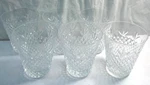 Set Of 6 Lenox Crystal Glasses - Beacon Hill Diamond Cut Pattern. Fixed Price $29.99.