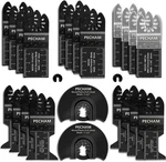 Pecham 24PCS Universal Wood Metal Oscillating Multitool Quick Standard, Black. Fixed Price $28.03.