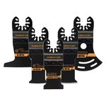 Powertec Oscillating Set 5 Piece Metal Carbide Multitool. Fixed Price $56.24.