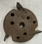 Vtg Delta Rockwell 5/8 Heavy Duty Steel Moulding Molding Cutter Head Pat 1830813. Fixed Price $35.00.