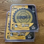 New! Dewalt 7-1/4" X 24T Precision Trim Saw Blade 5/8" Arbor Carbide Teeth Pk. Fixed Price $25.46.