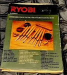 Ryobi (#422012) 8 Pc. Wood Turning Tool Set Still Original Box Never Used. Fixed Price $60.00.