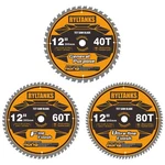 12 Inch Miter Saw Blade, 1" Arbor, 40T For General PURPOSE&60T Fine Finis.... Fixed Price $76.55.