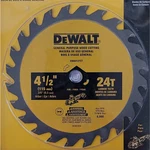 Dewalt 4-1/2" 24-TOOTH General Purpose Wood Cutting Blade (DWA412TCT). Fixed Price $9.95.