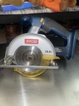 Ryobi 5-1/2" Cordless Circular Saw P501 With Blade 18V Bare Tool Blue Used. Fixed Price $26.99.