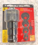 Blu-mol Pc Carbon Steel Hole Saw Kit Model 6560 For Wood Plastic Up To 1". Fixed Price $6.47.