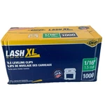 Qep Lash White 1/16 In. Clip, Of 2-PART Tile Leveling System 1000 Pack. Fixed Price $39.99.
