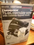 Sears Craftsman Hp 7 1/4 Circular Saw Vintage Box Extra Blades 315.109020. Fixed Price $49.99.