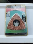 2-GENESIS GAMT741 3-1/8" Triangular Carbide Rasp Universal For Oscillating Tools. Fixed Price $11.95.