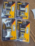 X4 Dewalt DWA4253-2 * 1 3/4 Elite Series Oscillating Blades Pack 8 Ttl. Fixed Price $51.00.