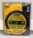 Dewalt 10-IN 60-TOOTH Fine Finish Carbide Miter/table Saw Blade, DW3215PT. Fixed Price $34.00.