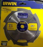Irwin Fibercement 1/4" 6T Welded Carbide Tip Saw Blade. #1794385. Fixed Price $26.46.