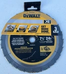 Dewalt 7-1/4-IN 24-TOOTH Rough Finish Carbide Circular Saw Blade (3-PACK). Fixed Price $14.67.