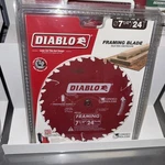 Diablo D0724X Tooth Atb Hi-density Carbide Framing Saw Blade 7-1/4 Dia. In.. Fixed Price $14.58.