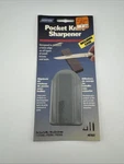 Vtg 1999 - Norton Pocket Knife Stone W/ Case X 7/8'' 3/8'' Old Stock. Fixed Price $19.99.