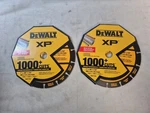 Dewalt Xp In. Diamond Metal Cutting Wheels DW4770M (lot Of 2). Fixed Price $33.24.