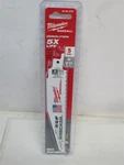 Milwaukee 48-00-5701, 6" Reciprocating Saw Blade, / 11 Tpi, Pack. Fixed Price $17.00.